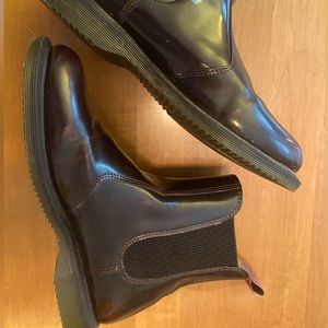 Dr. Martens Kensington Chelsea Flora Oxblood Good Used Condition